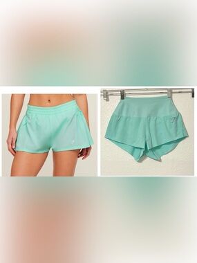 Gymshark Flutter Woven Shorts in Pop Turquoise Athletic Shorts Athleisure XS